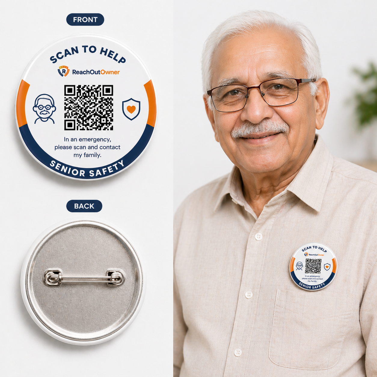 Elderly Safety QR